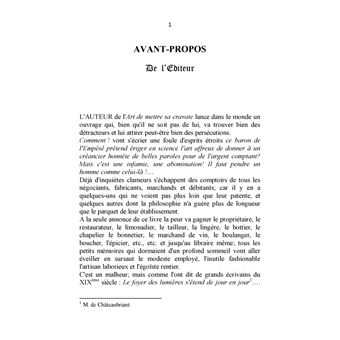 L'Art de payer ses dettes