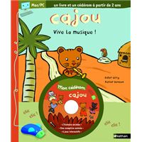 Cajou vive la musique livre cd