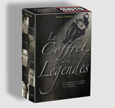 Coffret des légendes : Wayne Gardner + Randy Mamola + Wayne Rainey + Eddie Lawson + Kevin Schwantz - 5 DVD