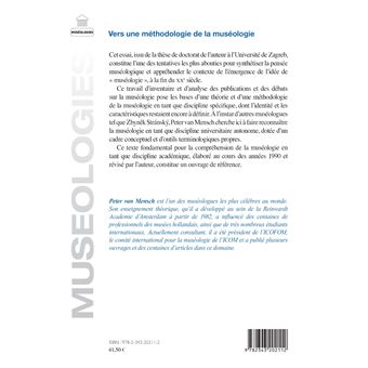 Vers une méthodologie de la muséologie