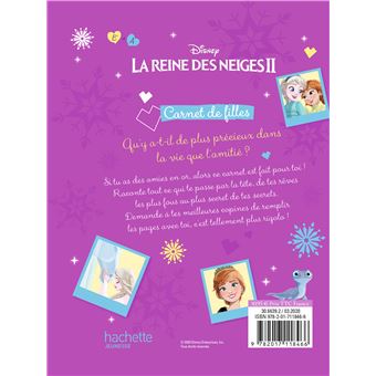 LA REINE DES NEIGES 2 - Mes copines et moi - Carnet de filles - Disney