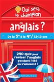 Qui sera le champion en anglais (à partir de 12 ans)