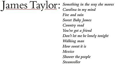 James taylor s greatest hits 2019 remaster