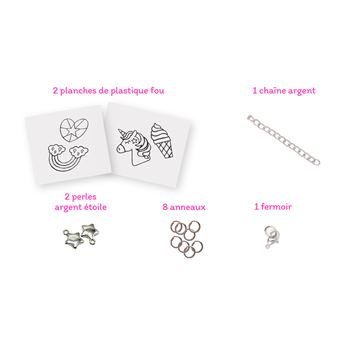 Mon bracelet en plastique fou - mini coffret avec accessoires