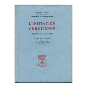Initiation chrétienne