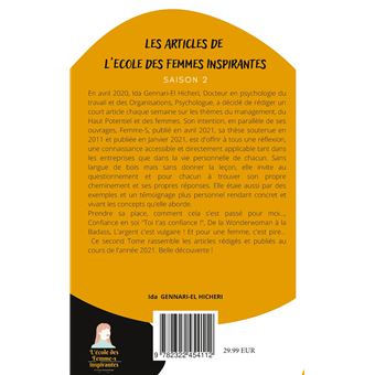 Les articles de l'Ecole des Femmes Inspirantes