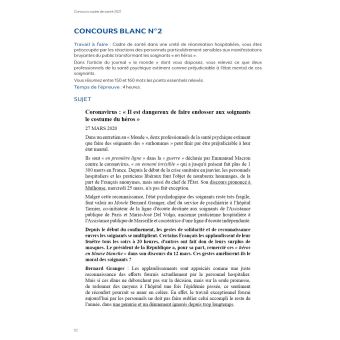 Concours cadre de santé 2021 - Tout-en-un