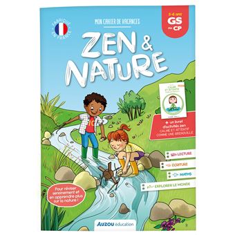 Mon cahier de vacances zen et nature - de la gs au cp