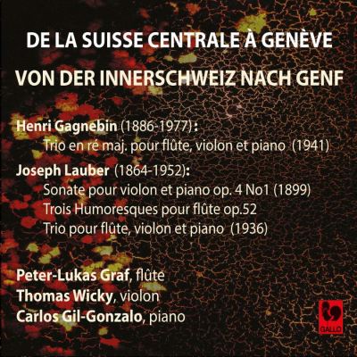 De la Suisse Centrale à Genève Trio flûte violon piano
