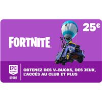 Code de téléchargement Carte cadeau Fortnite 25€