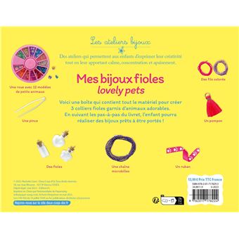 Mes bijoux fioles lovely pets - coffret avec accessoires