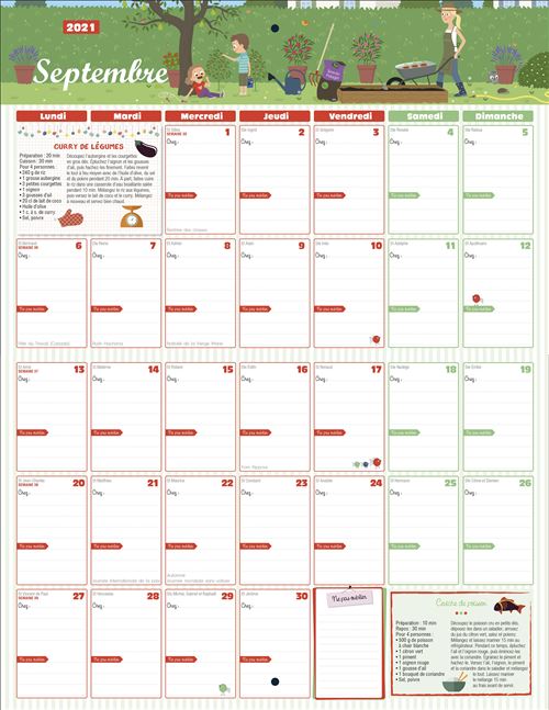 Calendrier 2022 Parents Divorcés