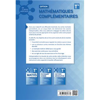 Option Mathématiques complémentaires - Terminale