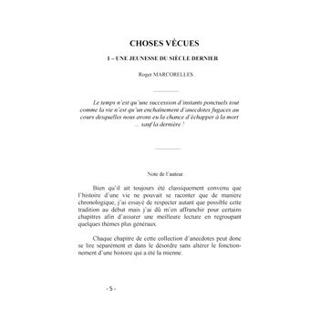 Une jeunesse du siècle dernier