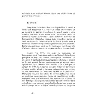 Une jeunesse du siècle dernier