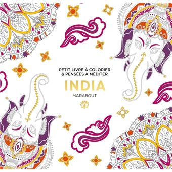 Le petit livre de coloriages : India