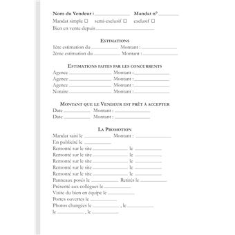 Suivi des Mandats de Vente