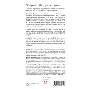 Madagascar et l'intégration régionale