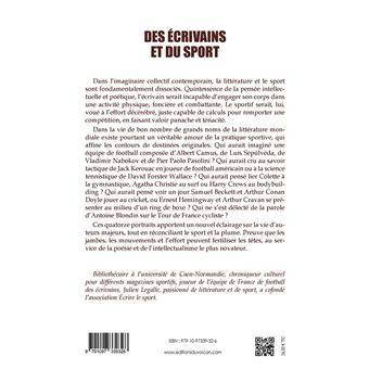 Des Écrivains et du Sport