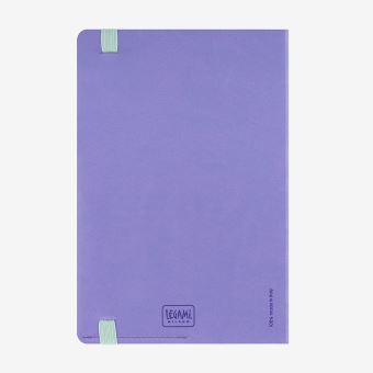 Carnet de notes Legami Medium Lined violet pastel