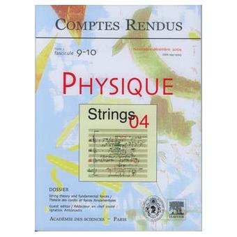 Comptes rendus academie des sciences physique tome 5 fasc 91 - 1