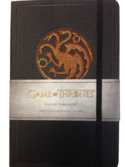 Le trône de fer, carnet de luxe maison Targaryen