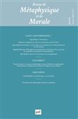 Revue de metaphysique et morale, 2023-1