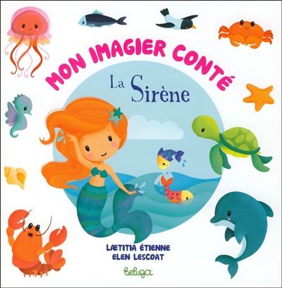 Mon imagier conte des sirènes - Laetitia Etienne - cartonné