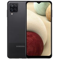 Samsung Galaxy A12 - 4G smartphone - dual-SIM - RAM 4 GB / intern geheugen 128 GB - microSD slot - lcd-scherm - 6.5" - 1600 x 720 pixels - 4x achtercamera's 48 MP, 5 MP, 2 MP, 2 MP - front camera 8 MP - zwart