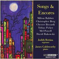 Songs and encores a recital of american song