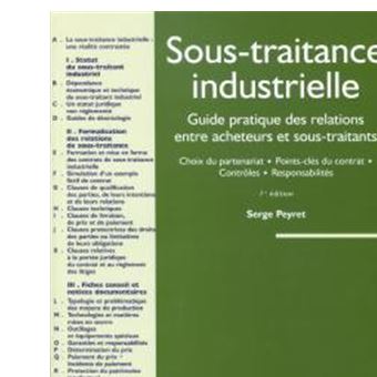 Sous-traitance industrielle