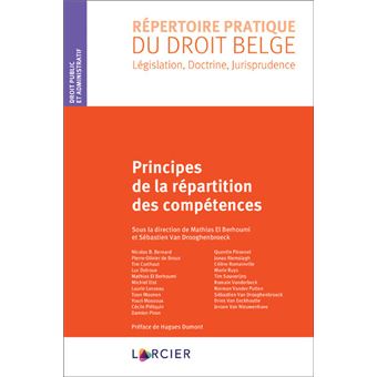 Principes de la répartition des compétences