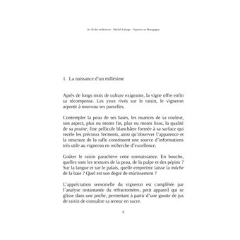 Au fil des millesimes