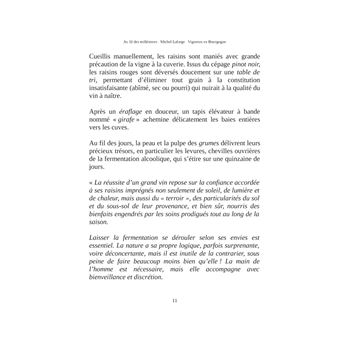 Au fil des millesimes