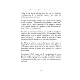 Au fil des millesimes