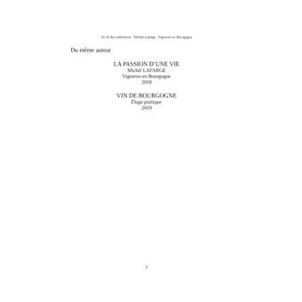 Au fil des millesimes