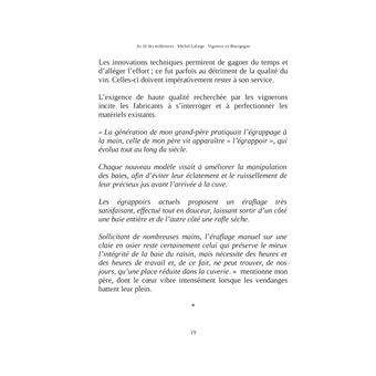 Au fil des millesimes