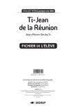 Ti' jean de la reunion - fichier pedagogique