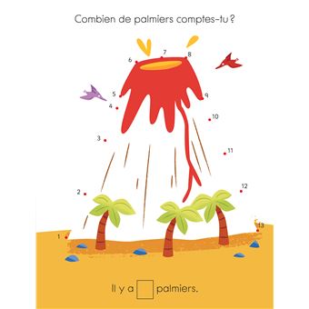 50 défis points à relier dinosaures
