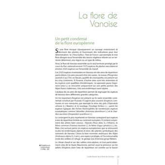 Guide illustré de la flore de Vanoise