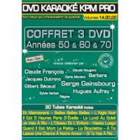 DVDFr - DVD Karaoké KPM Pro - Coffret 3 DVD : Années 60 & 70 & 80