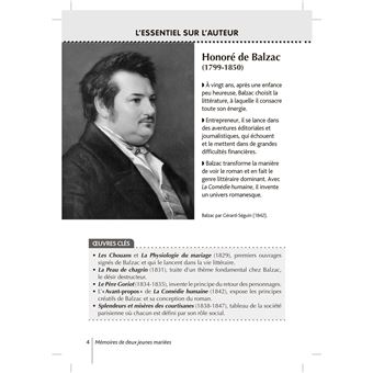 BiblioLycée - Mémoires de deux jeunes mariées, Balzac - BAC 2024