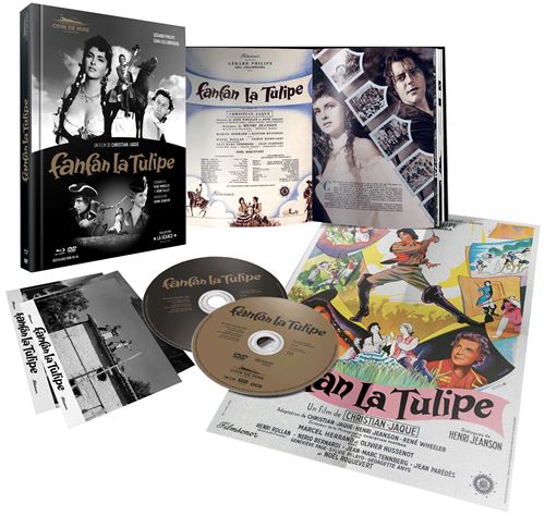 Editions Coin de Mire Fanfan-la-tulipe-Edition-Prestige-Limitee-et-Numerotee-Combo-Blu-ray-DVD