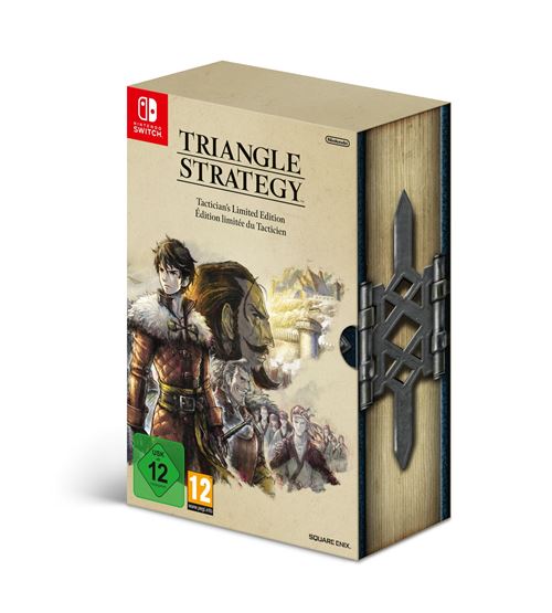 Pochette avant du jeu Triangle Strategy Edition Limitée du Tacticien Nintendos Switch