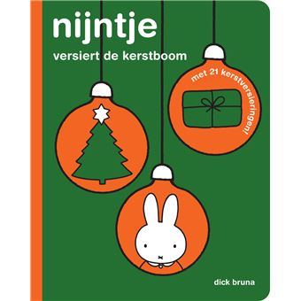 nijntje versiert de kerstboom met 21 kerstversieringen broché Dick