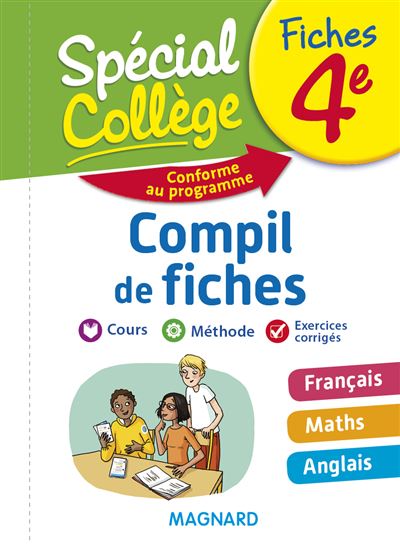 Spécial Collège, Compil de fiches, 4ème