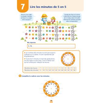 Les cahiers Bordas - Lire l'heure dès 6 ans