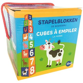 Cubes à empiler - La ferme (+ 12 m)
