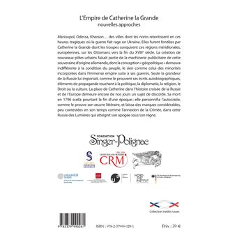 L'Empire de Catherine la Grande, nouvelles approches