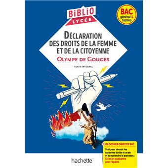 BiblioLycée - Déclaration des droits de la femme et de la citoyenne, de Gouges - BAC 2024
